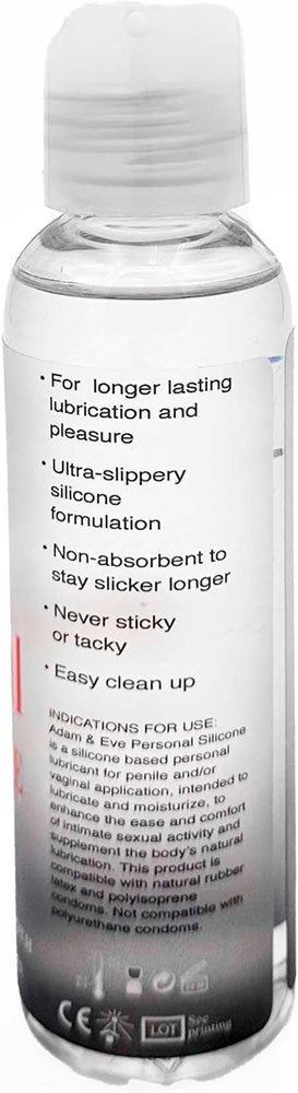 Adam and Eve Personal Silicone Lubricant 118 ml Bottle - - Silicone Based Lubes