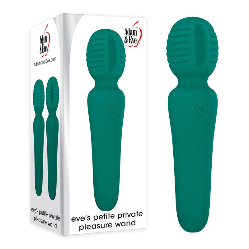 Adam and Eve Petite Private Pleasure Body Wand Massager Green - - Body Wands