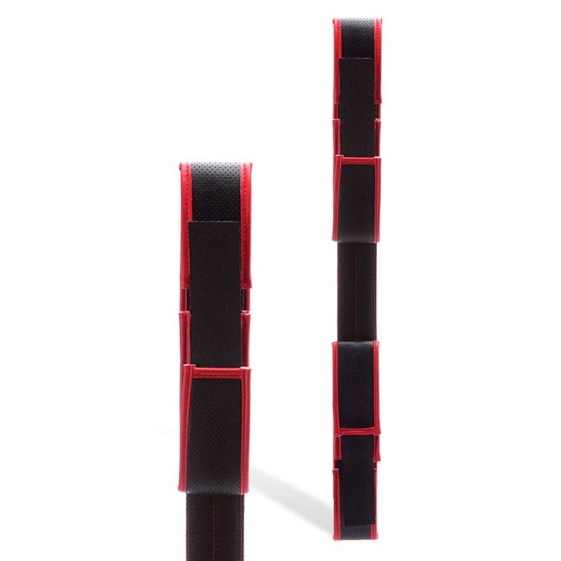 Adam and Eve Scarlet Couture Bondage Spreader Bar Black/Red - - Cuffs And Restraints