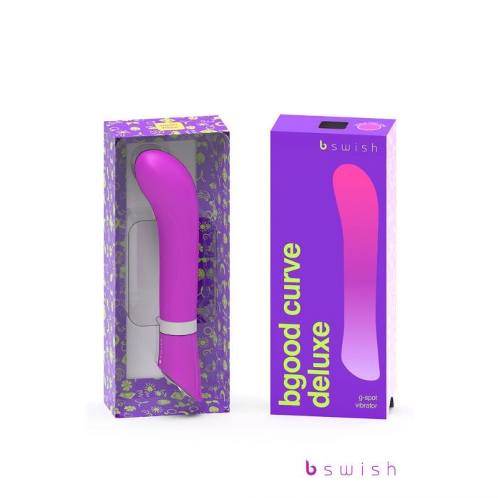 B Swish Bgood Curve Deluxe Multi Function G Spot Vibrator Violet - G-Spot Vibrators