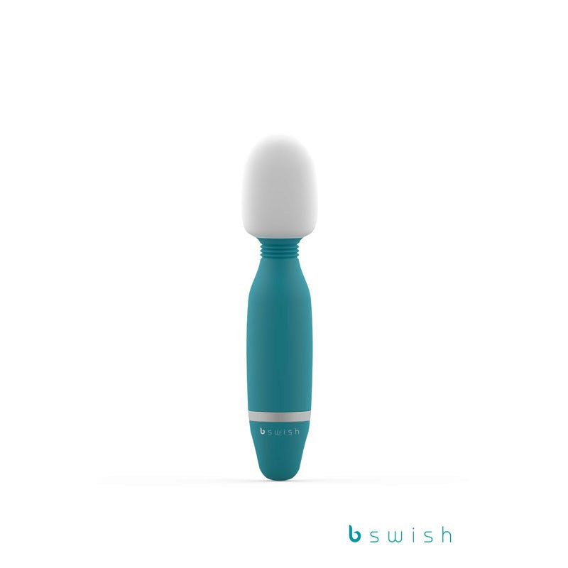 B Swish Bthrilled Classic Vibrating Body Wand Massager Jade - - Body Wands