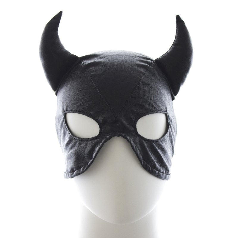 BDStyle Ox Horn Face Extreme Restraint Bondage Hood - - Bondage Hoods