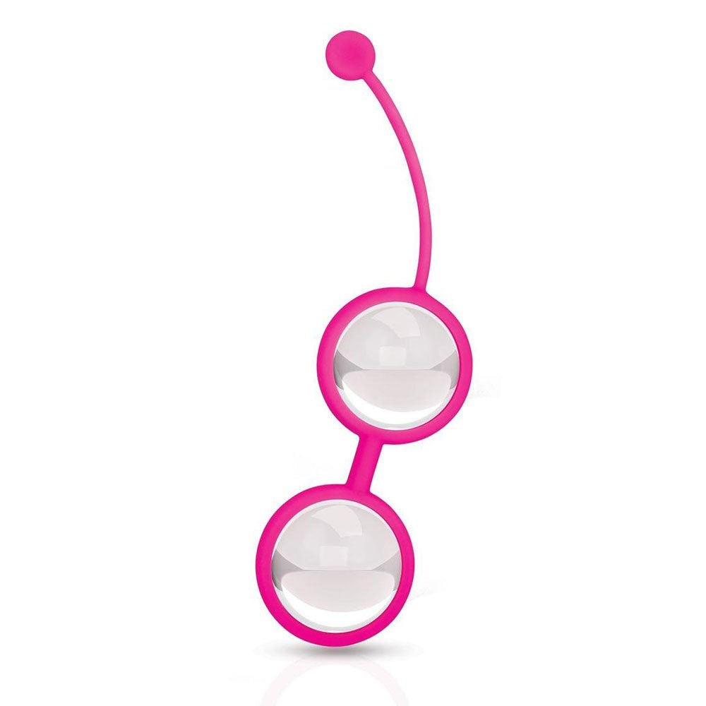 Bodywand Squeeze Crystal Kegel Toner Glass Weighted Kegel Balls Set - - Love Eggs and Kegel Exercisers