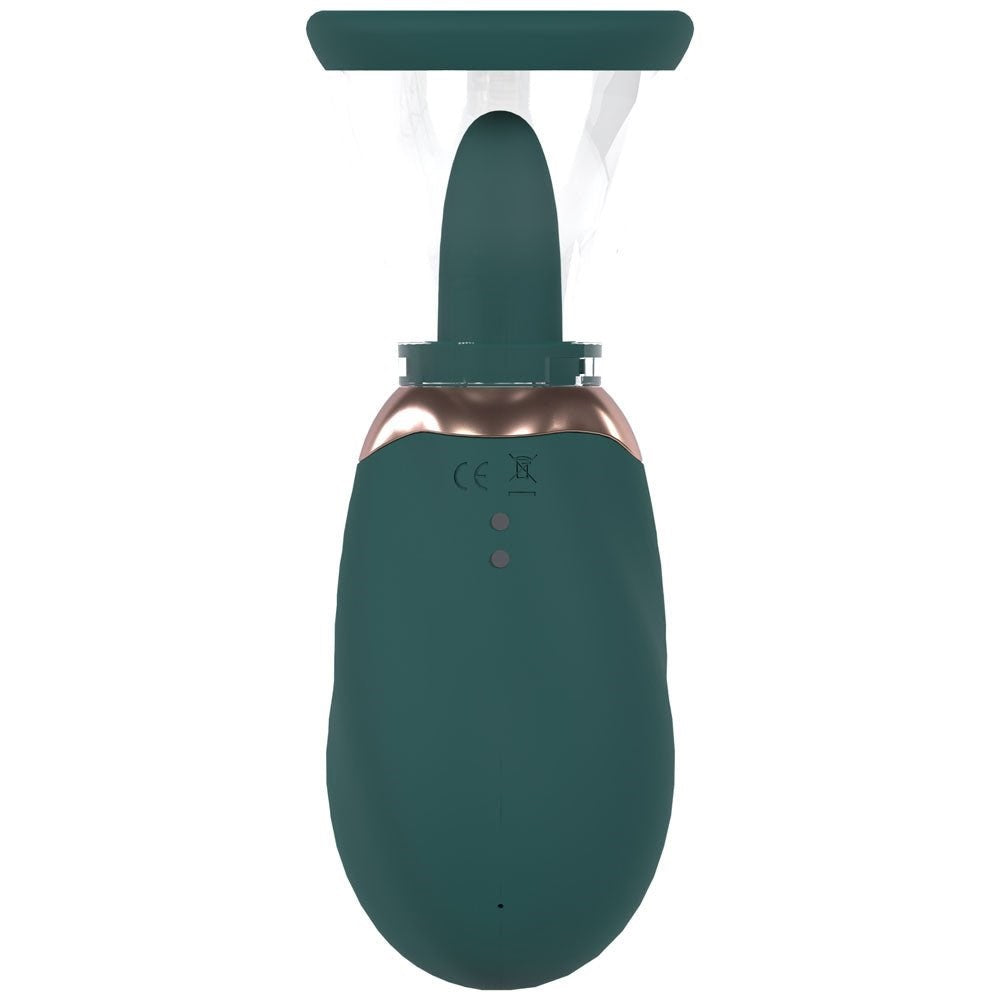 Shots Toys PUMPED Boost Auto USB Rechargeable Vulva & Brest Pump Green - - Pussy And Clit Toys