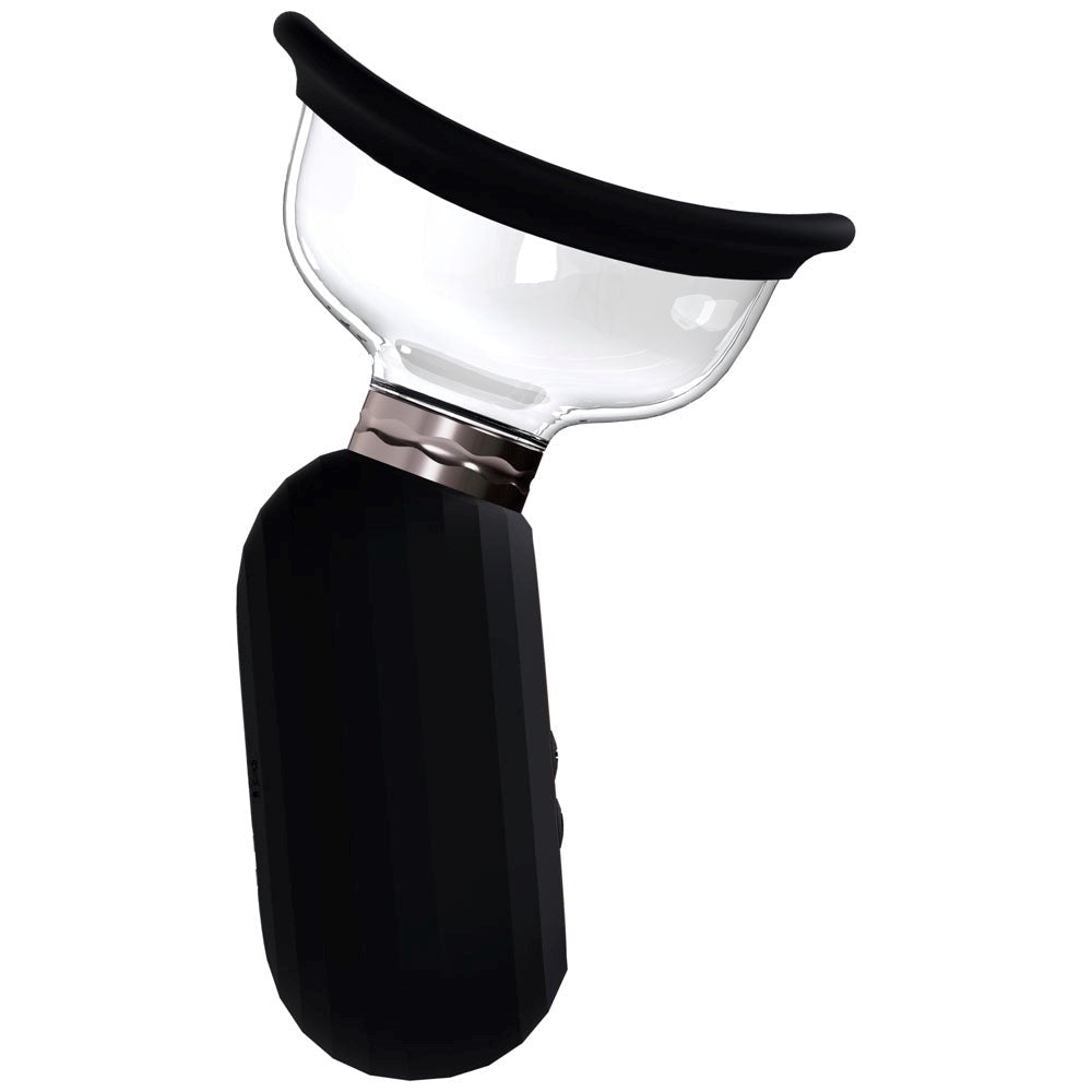 Shots Toys PUMPED Dazzling Auto USB Rechargeable Ladies Pump Black - - Pussy And Clit Toys