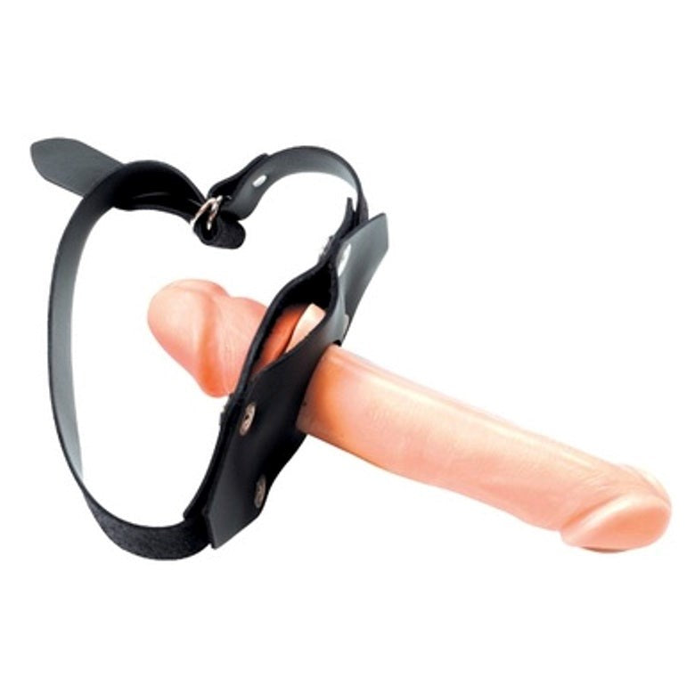 Double Penis Gag Black - - Bondage Gags and Bits