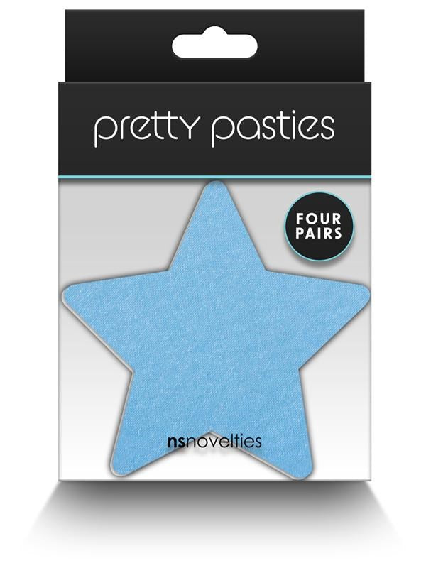 NS Novelties Pretty Pasties Star II Assorted Nipple Cover 4 Pairs - - Breast and Nipple Toys