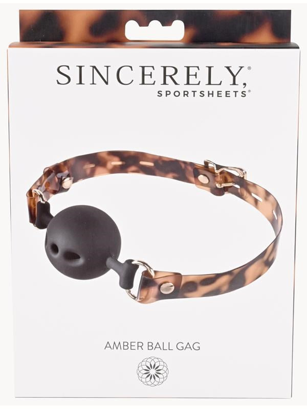 Sportsheets Amber Ball Gag - Bondage Gags and Bits