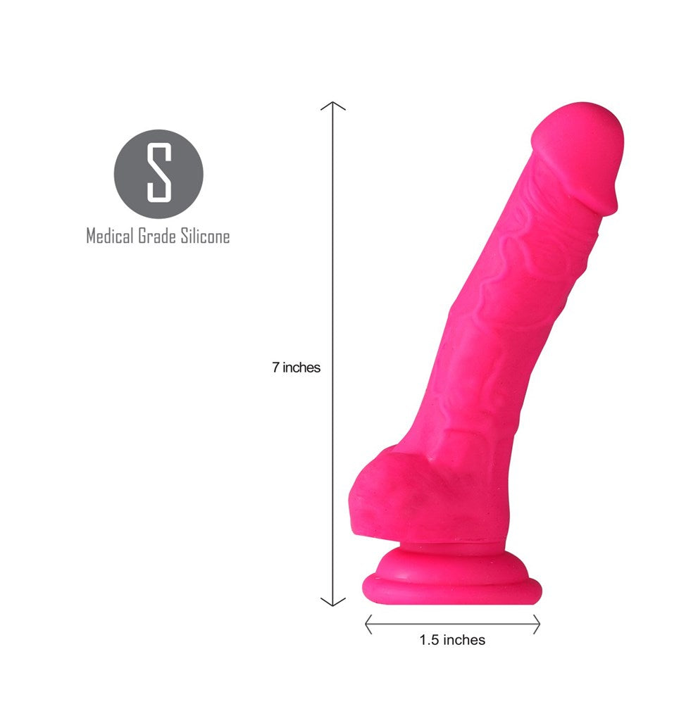 Maia Billee Realistic Silicone Dong Pink 20.3cm - - Realistic Dildos