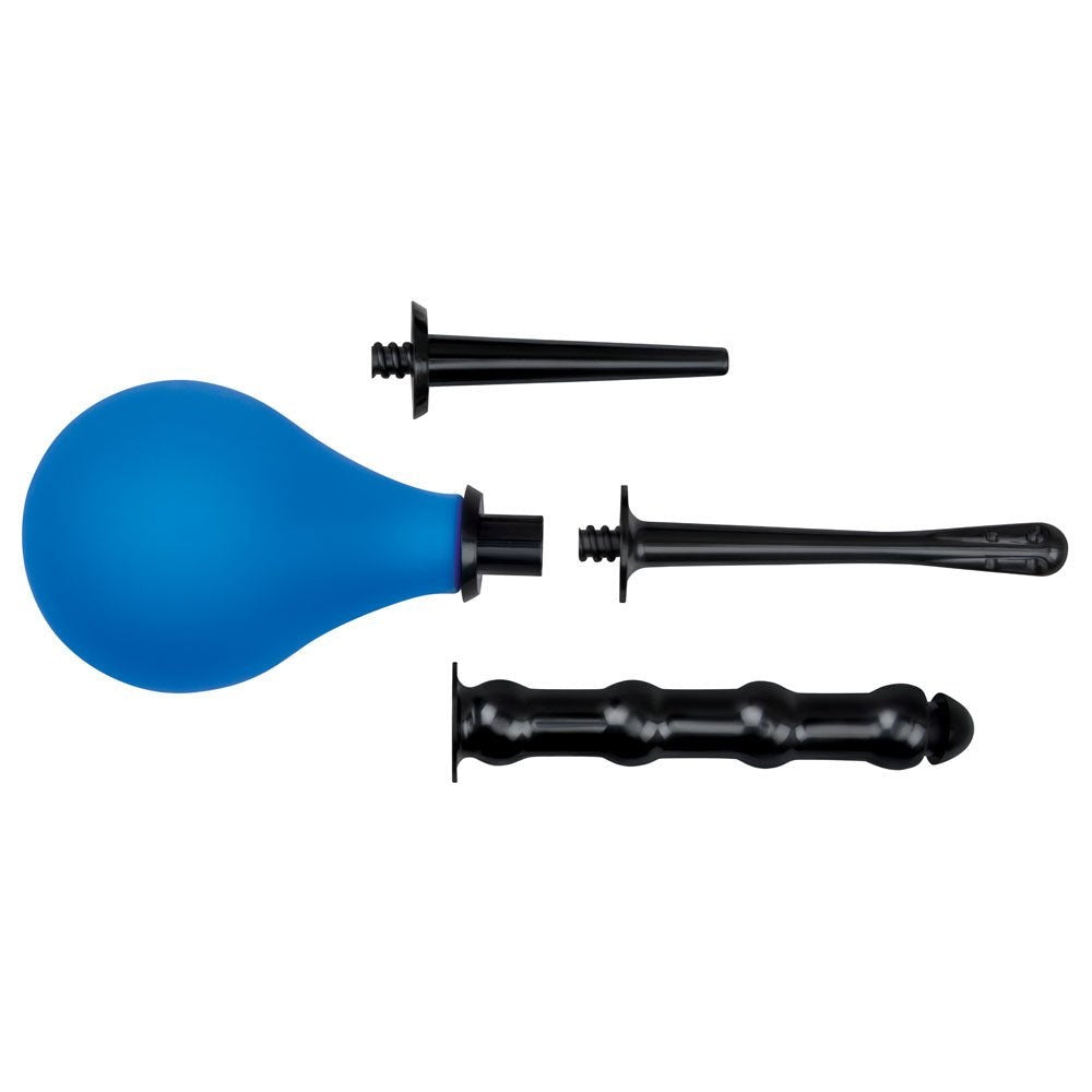 Xgen Products AquaClean 4 Piece Douche Set with Interchangeable Nozzles - Enemas and Douches