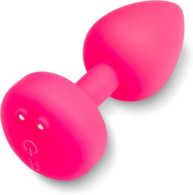 Gvibe Vibrating Gplug Small Neon Rose - Butt Plugs