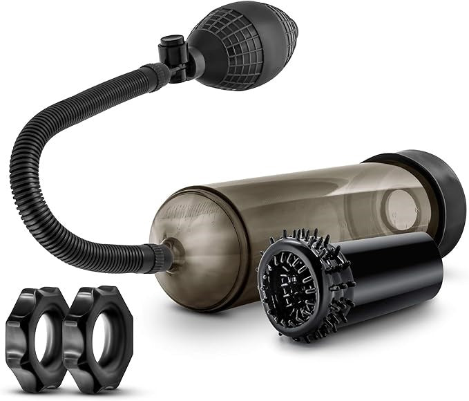 Quickie Kit Thick Cock Penis Pump Set Black - - Penis Pumps And Stretchers