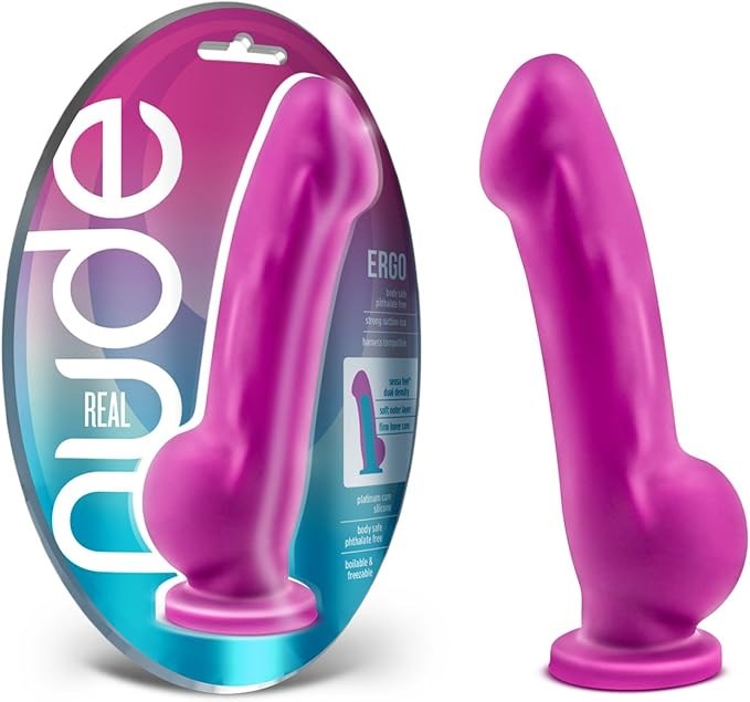 Real Nude Ergo Realistic Dildo Violet - - Realistic Dildos