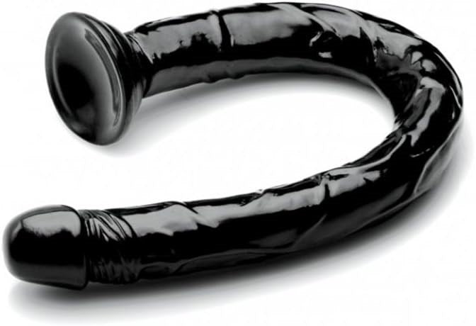 Hosed Realistic Hose Big Black Anal Dildo 19 Inch - - Anal Dildos