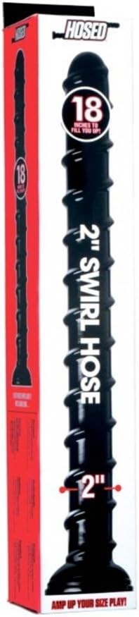 Hosed Swirl Hose Anal Dildo 18 Inch - - Anal Dildos