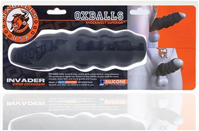 Oxballs Invader Mens Cock Sheath Cool Ice - - Pumps, Extenders and Sleeves