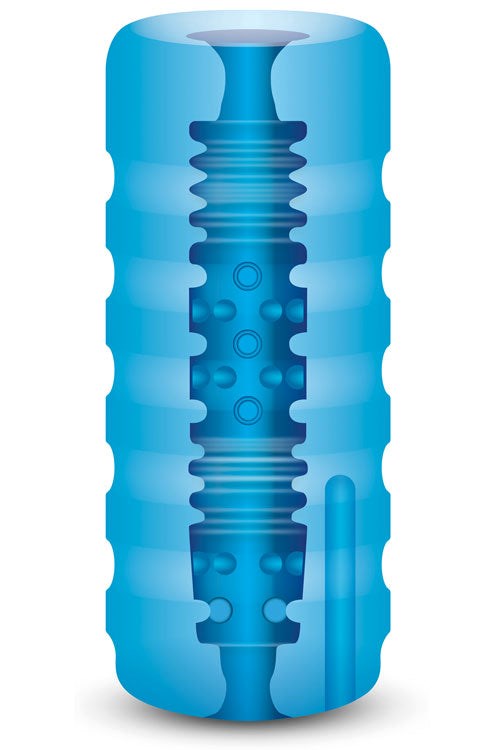 Zolo Backdoor Squeezable Vibrating Mens Stroker - - Masturbators and Strokers