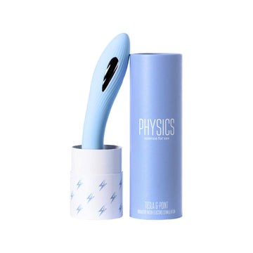 Physics Tesla Electric-Stim G Spot Vibrator Blue - - G-Spot Vibrators