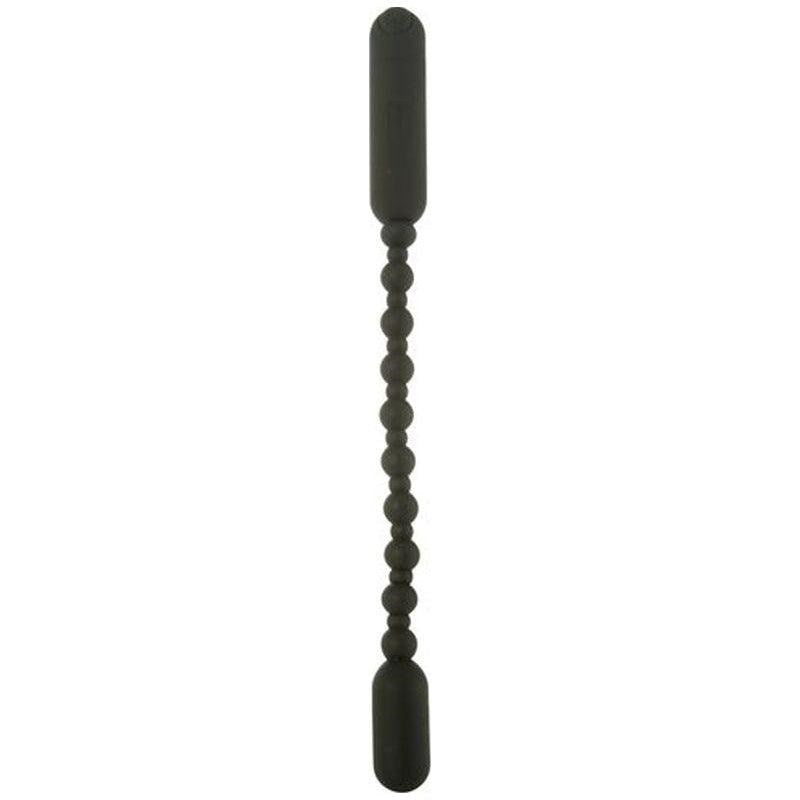 PowerBullet Rechargeable Booty Beads Black - - Anal Beads and Balls