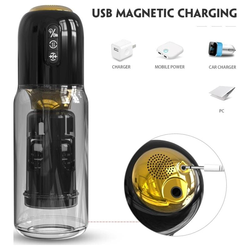 S Hande Owen Auto Sucking and Rotating Mens Stroker - - Masturbators and Strokers