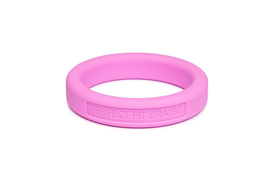 Perfect Fit Classic Silicone Medium Stretch Penis Ring 44mm - - Stretchy Cock Rings