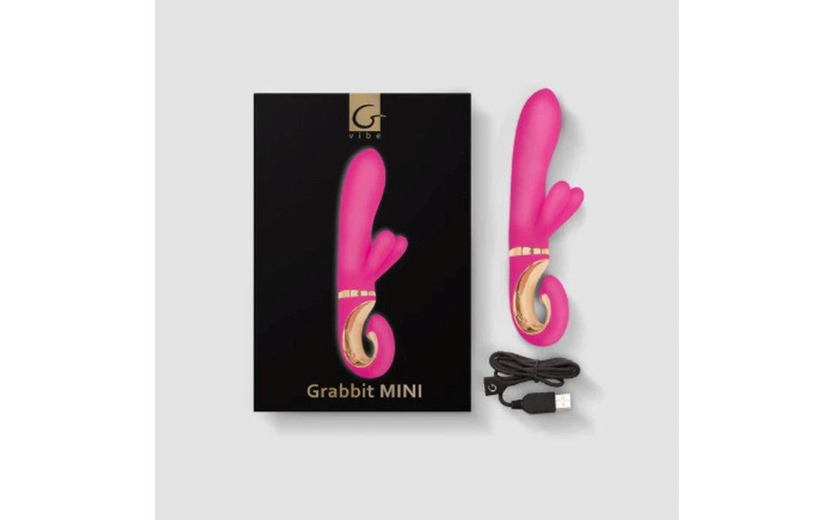 Gvibe Grabbit MINI Dolce Rabbit Vibrator Violet - - Rabbit Vibrators