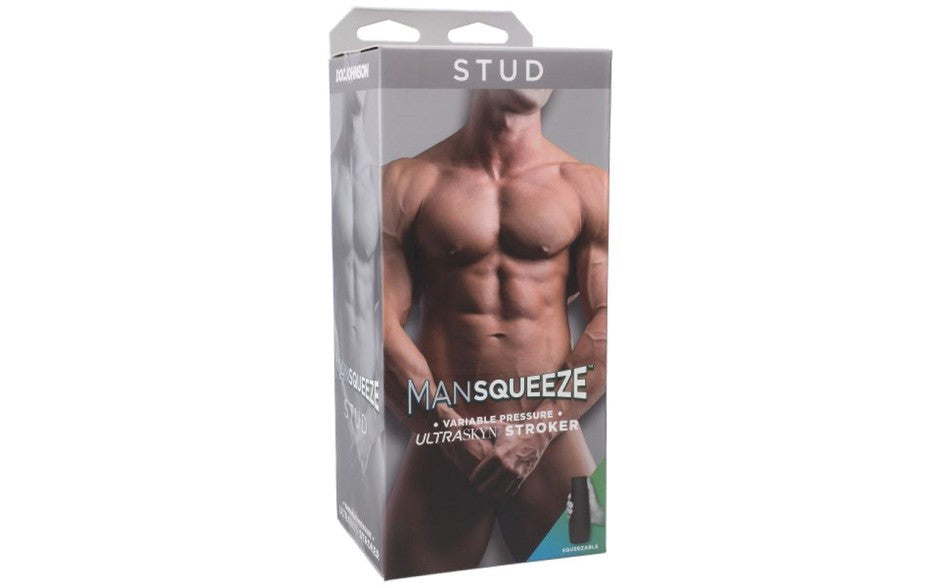 Man Squeeze Stud UltraSkyn Male Stroker Ass Vanilla - - Masturbators and Strokers