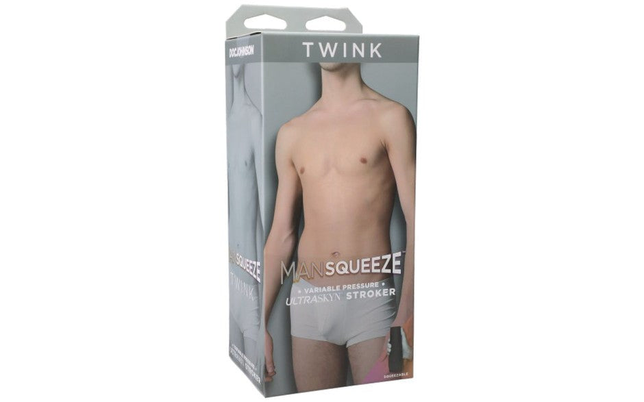 Man Squeeze Twink UltraSkyn Mens Stroker Ass Vanilla - - Masturbators and Strokers
