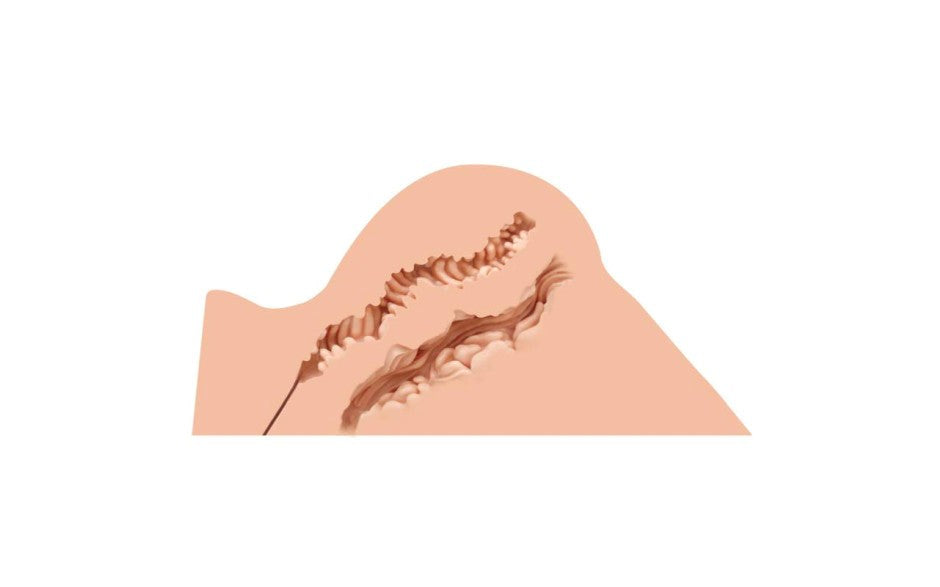 Naked Factory Hannah Realistic Looking Butt Stroker - - Masturbators and Strokers