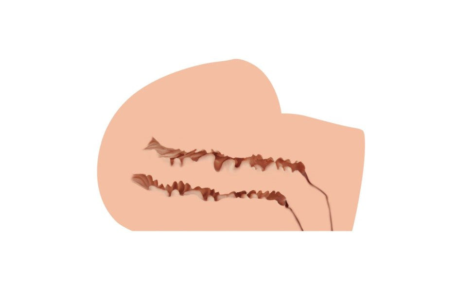 Naked Factory Scarlet Real Hip Anal and Vaginal Penetration Masturbator - - Masturbators and Strokers