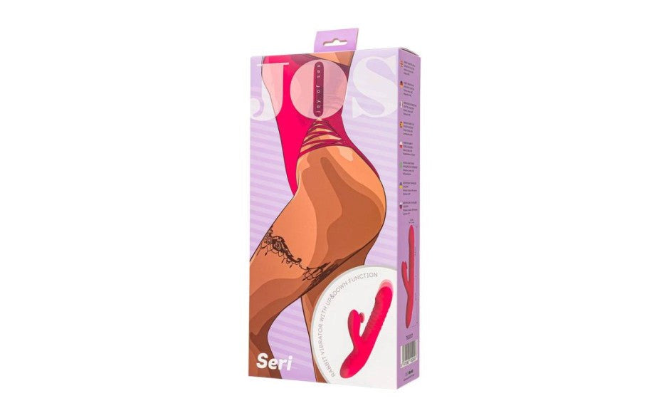 JOS Seri Thrusting Rabbit Vibrator With Clitoral Stimulator - - Rabbit Vibrators