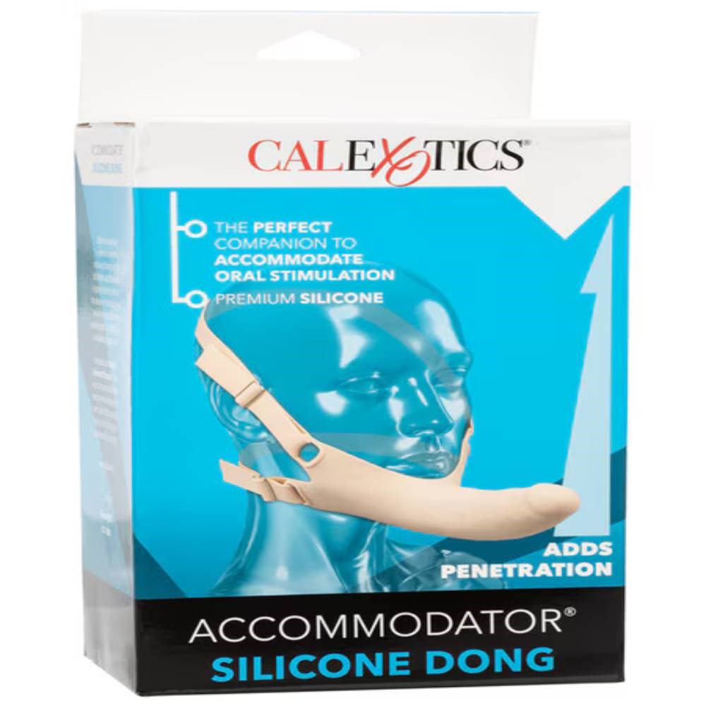 CalExotics Accommodator Strap On Silicone Dong - - Strap On Sextoys
