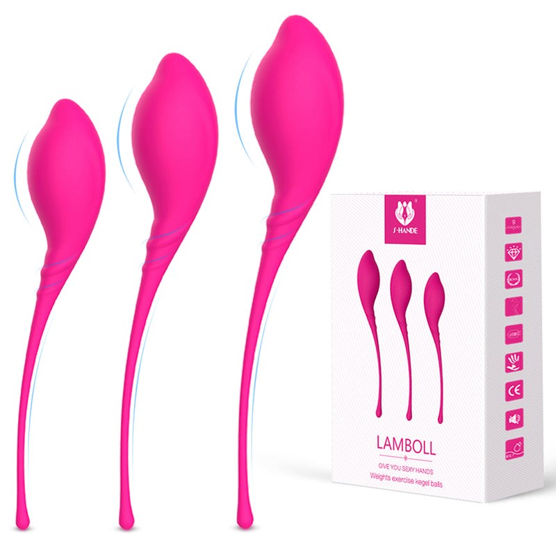 S-Hande Lamboll Kegel Vaginal Excerciser Kit - - Love Eggs and Kegel Exercisers