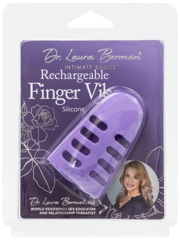 California Exotics Dr Laura Berman Rechargeable Finger Vibrator - Finger and Tongue Vibrators