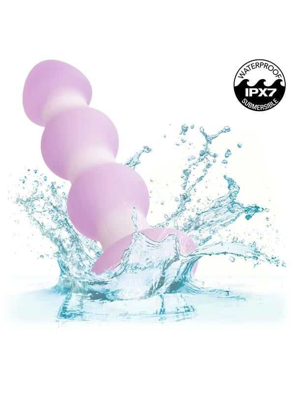 California Exotics Lavender Haze Beaded Vibrating Anal Probe - - Butt Plugs