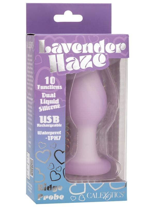 California Exotics Lavender Haze Ridge Probe Vibrating Butt Plug - - Butt Plugs