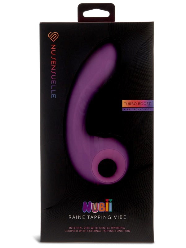 Nu Sensuelle Raine Nubii G Spot Vibrator With Tapper Purple - G-Spot Vibrators