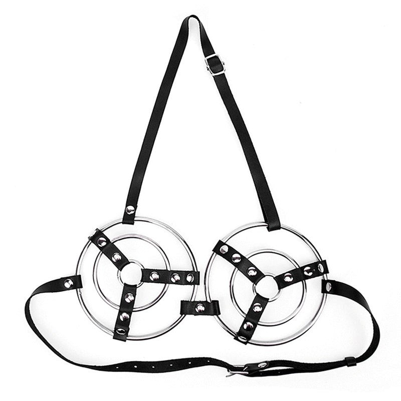 BDStyle Female Fetish Metal Ring Bra - - Her Fetish