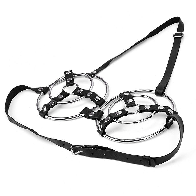 BDStyle Female Fetish Metal Ring Bra - - Her Fetish