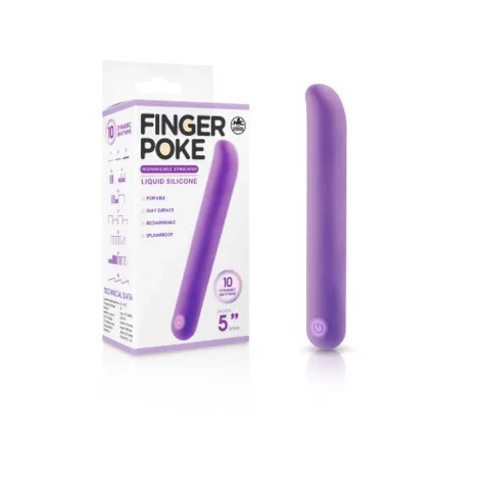 Excellent Power Finger Poke 12.7 cm USB Rechargeable Bullet Massager - - Bullet Vibrators
