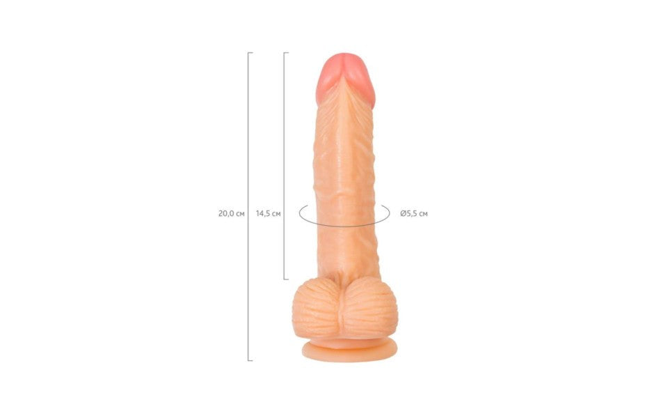 Real Stick Nude Realistic Dildo With Balls Cree - - Realistic Dildos