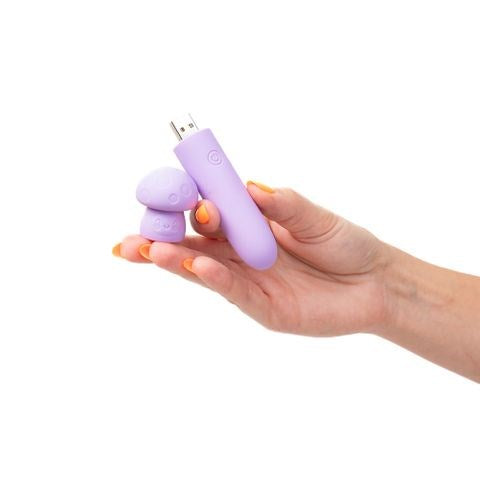 Maia HAPPI Rechargeable 10 Function Bullet Vibrator Purple - - Bullet Vibrators