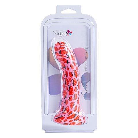 Maia JUCI Silicone Suction Cup Dong Pink - - Realistic Dildos