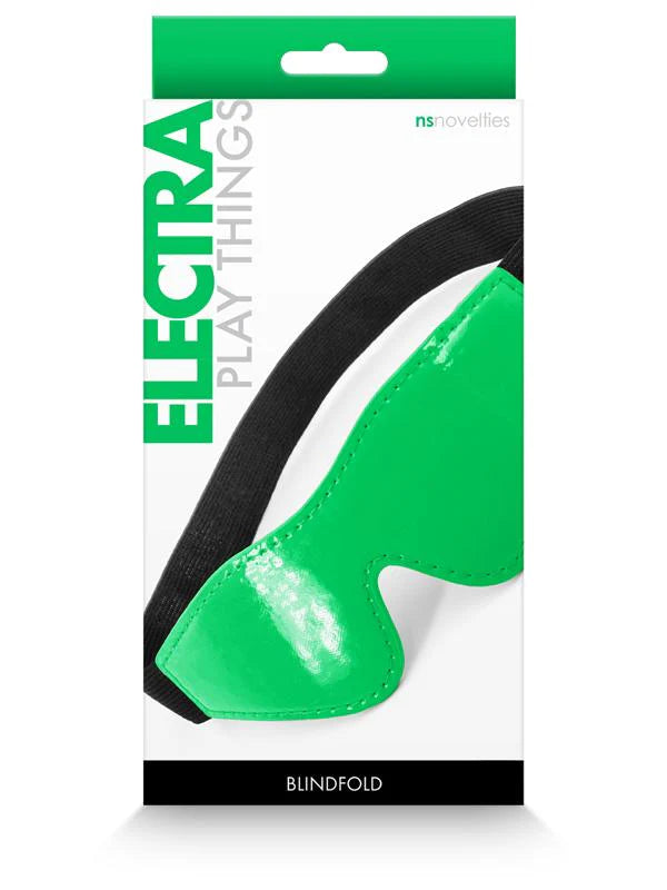 NS Novelties Electra Blindfold Green - - Blindfolds And Masks