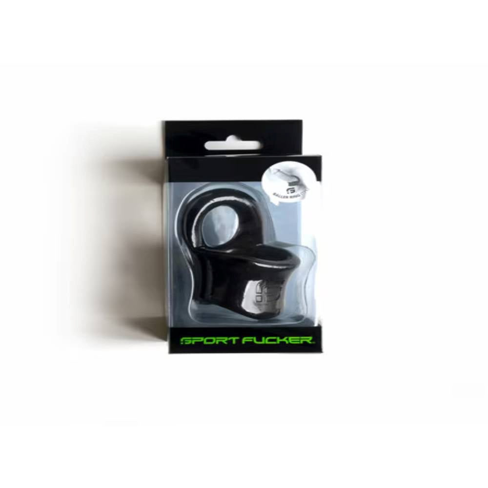 Sport Fucker TPE Baller Ring With Mens Ball Stretcher - - Stretchy Cock Rings