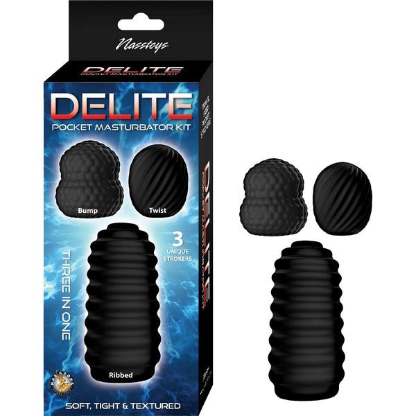 Nasstoys Delite Male Pocket Masturbator Kit - - Masturbators and Strokers