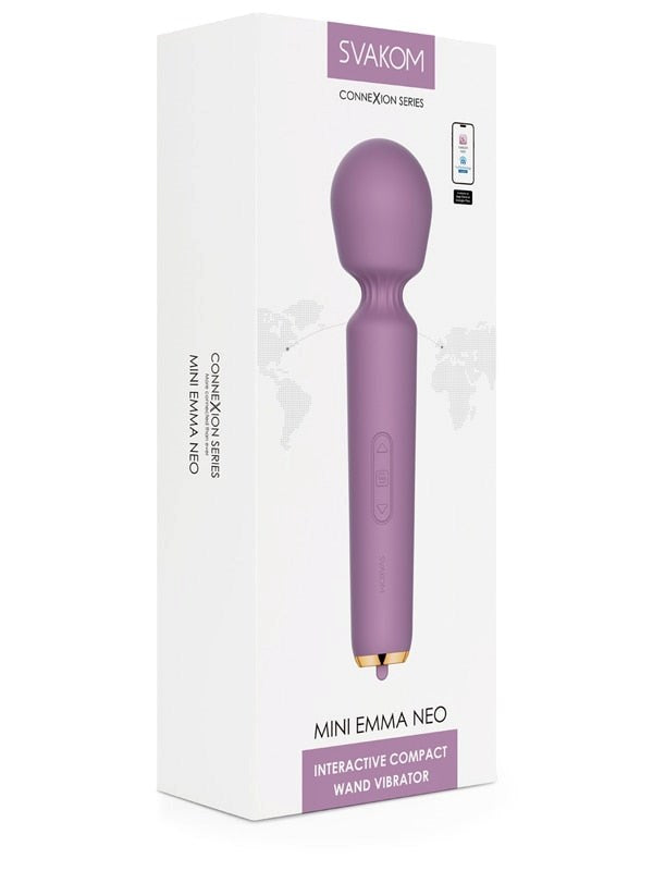 Svakom Emma Neo Mini Vibrating Body Wand Massager - - Body Wands