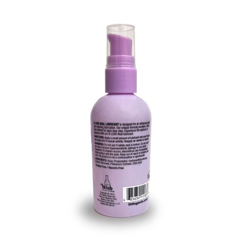 Little Genie B-LUVD Water Based Gel Anal Lubricant 118ml - - Anal Lubes