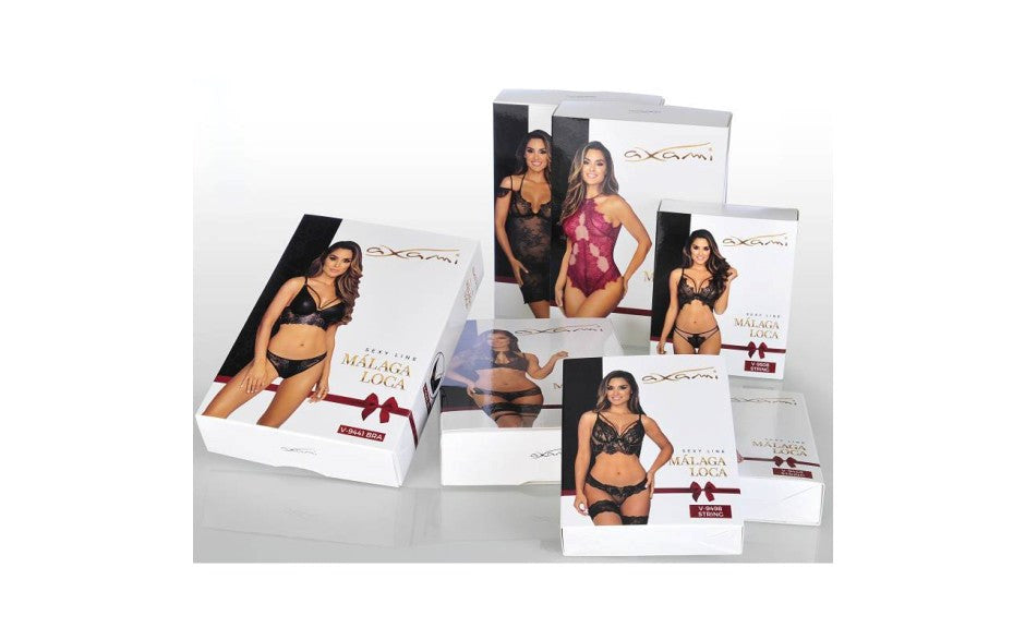 Axami Lingerie Stretch Wetlook G-String Panty Black - - G-Strings, Panties and Shorts