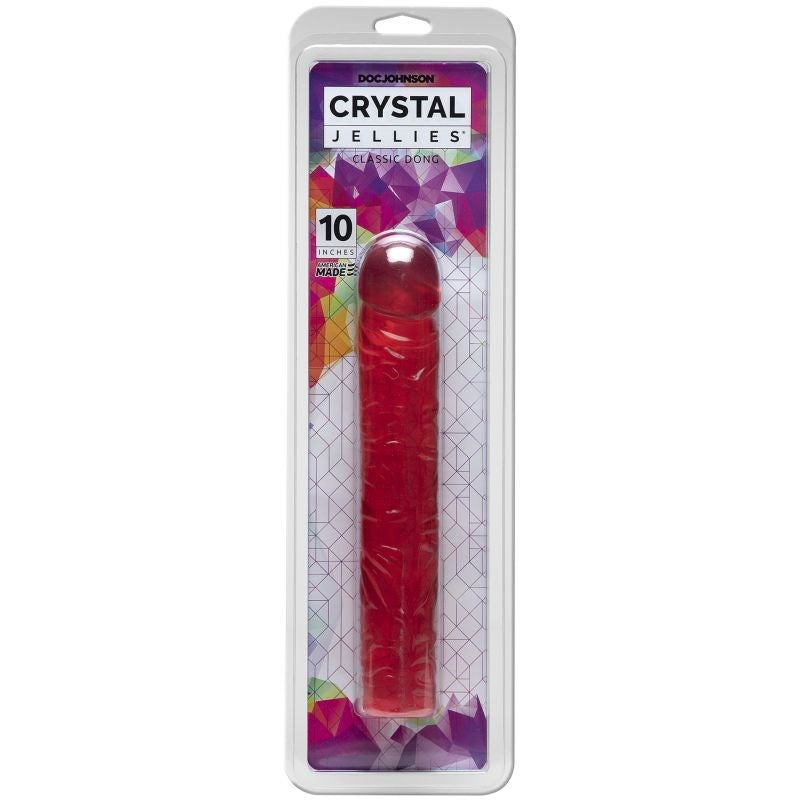 Crystal Jellies 10 Inch Realistic Classic Dong - - Realistic Dildos